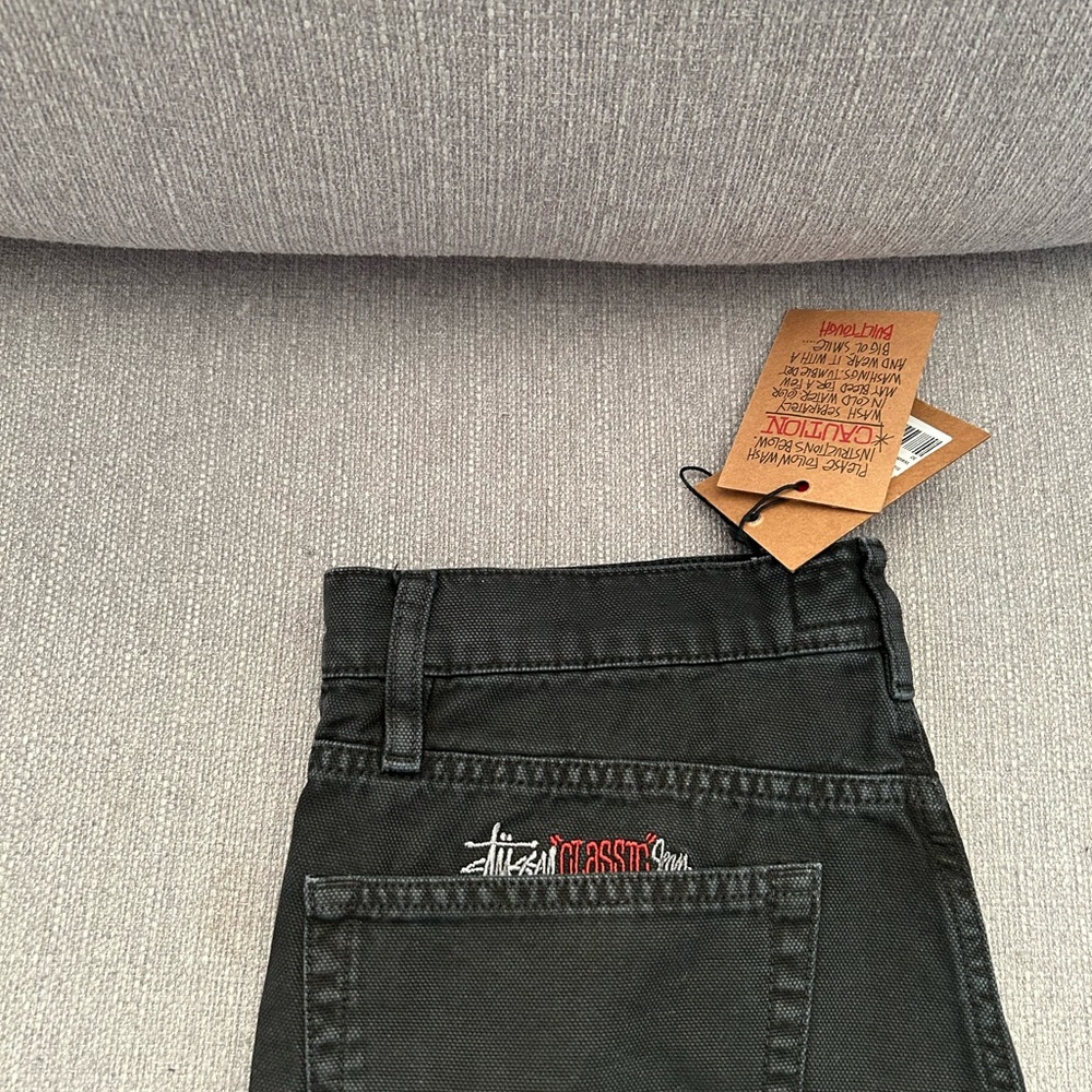 New Stussy Classic washed canvas jeans